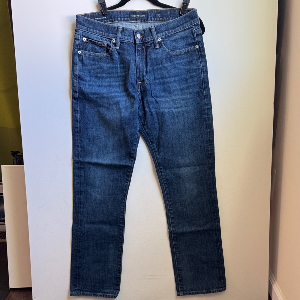 Lucky Brand Men's Dark Blue Straight Jeans | 31 x 30